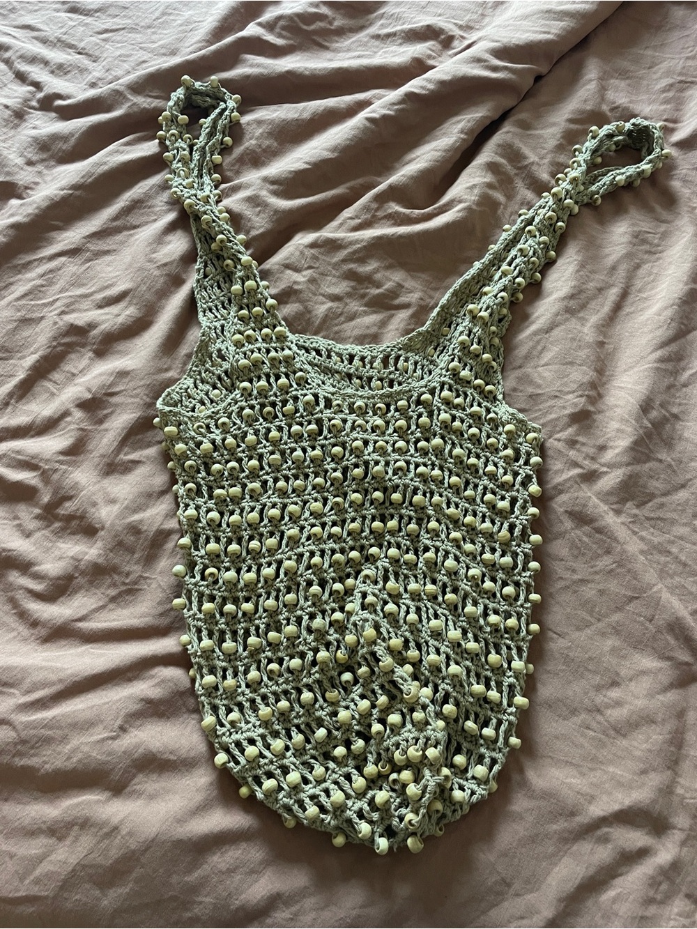 Beaded Tote Bag